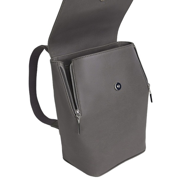 Matt & Nat NWT Fabi Mini Backpack In Shadow Gray - Picture 2 of 13
